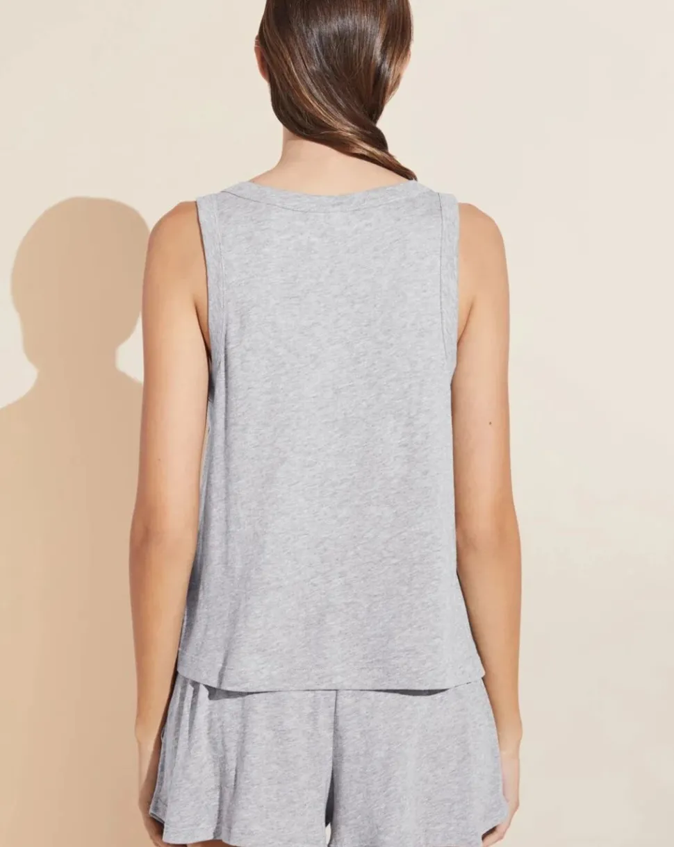 Aloe Infused Cotton Tank & Short Set: Size L
