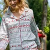 Alpine Fair Isle Cotton Stretch Jersey PJ Set: Size L & XL
