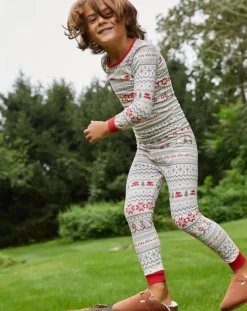 Alpine Fair Isle Kids PJ Set: Sizes 4T