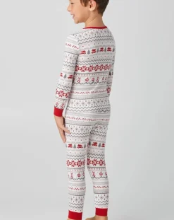 Alpine Fair Isle Kids PJ Set: Sizes 4T