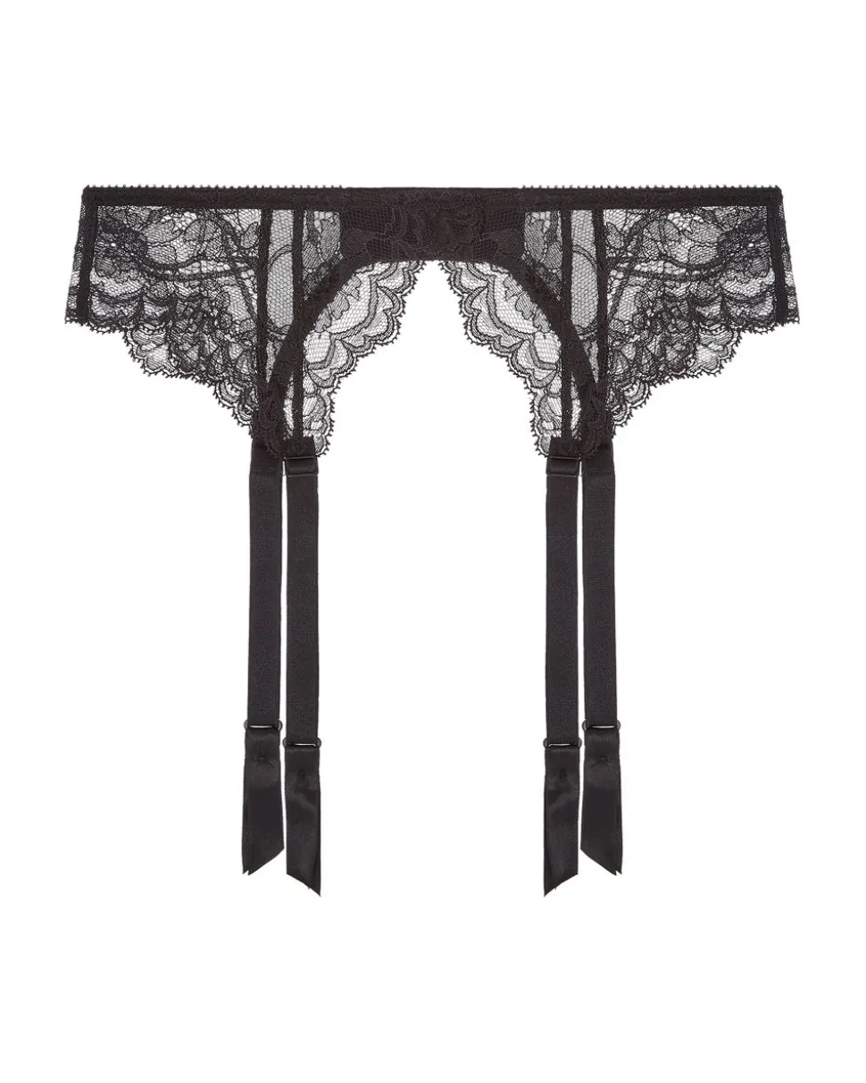 Anais Suspender Belt: Noir