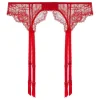 Anais Suspender Belt: Scarlet