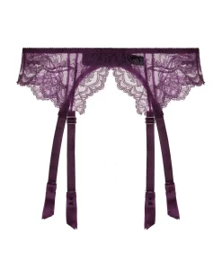 Anais Suspender Belt: Violette