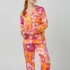 Apache Bloom Washable Silk Pajama: BedHead x Trina Turk: Size S, XL