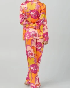 Apache Bloom Washable Silk Pajama: BedHead x Trina Turk: Size S, XL