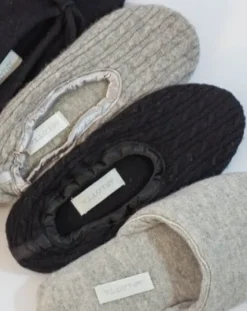 Baby Cable Cashmere Ballet Slipper