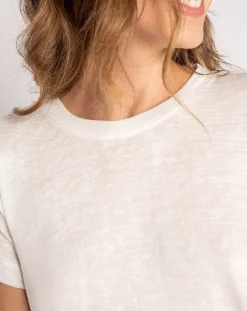 Back to Basics Ivory Short Sleeve Top