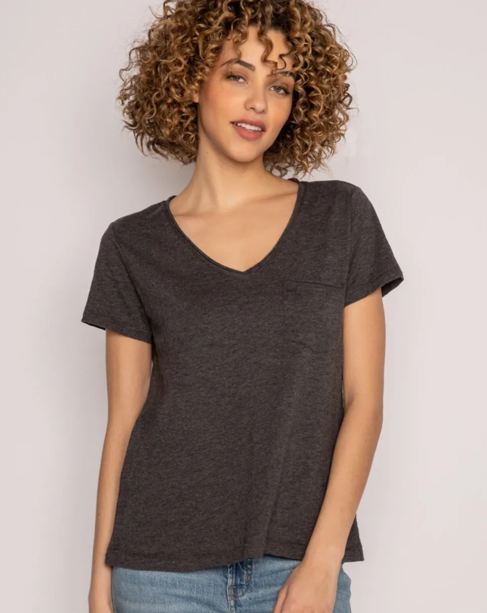 Back to Basics Slub Short Sleeve Top