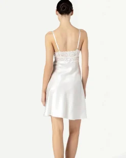 Barbara Bridal Bust Support Silk Chemise: Size L