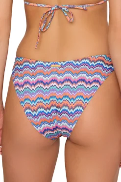 Barcelona Metallic Chevron Triangle Bikini Set
