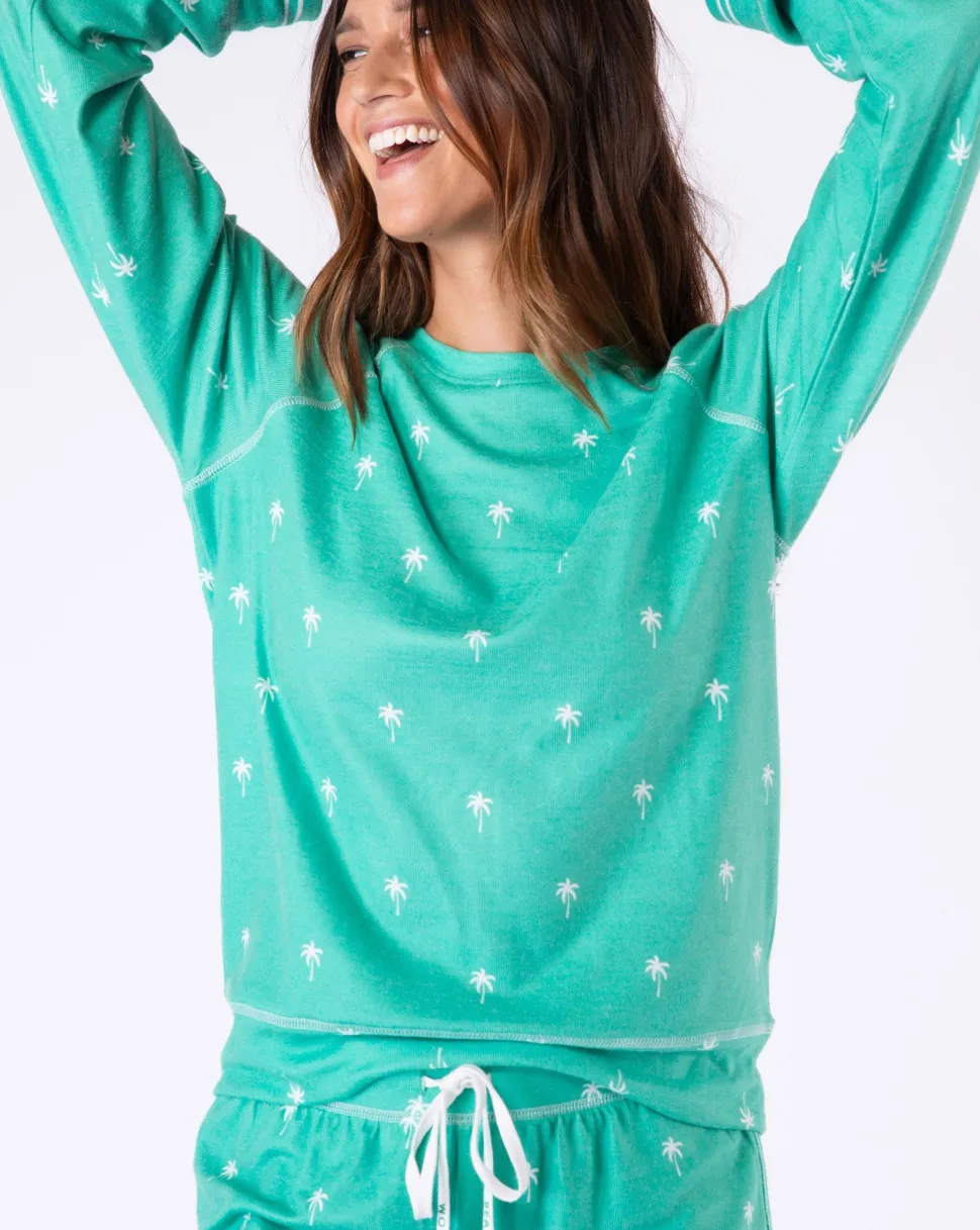 Beach More Worry Less Long Sleeve Top: Size L