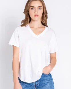 Beachy Basics White Tee