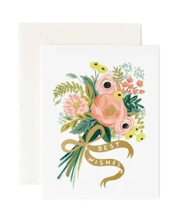 Best Wishes Bouquet Card