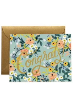 Blue Meadow Congrats Card