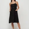 Button Down Linen Sun Dress