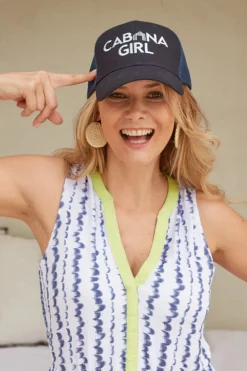Cabana Girl Embroidered Baseball Hat
