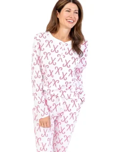 Candy Cane Cotton PJ Set