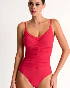 Classique Round Neck Thin Strap One-Piece