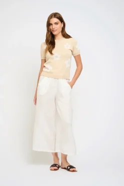 Cropped Linen Pant