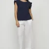Cropped Linen Pants