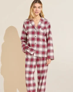 Eberjey Flannel PJ Set: His & Hers