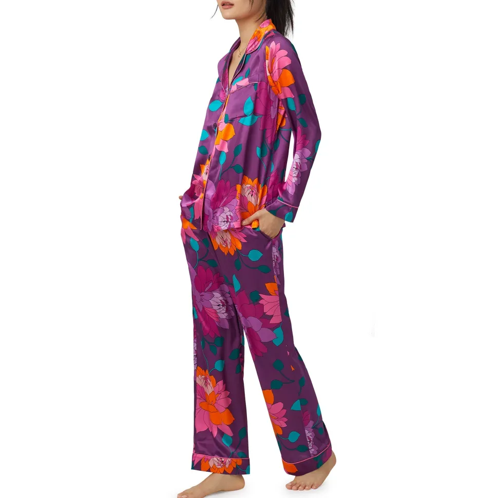 Evening Bloom Washable Silk Pajama: BedHead x Trina Turk: Size XS, XL