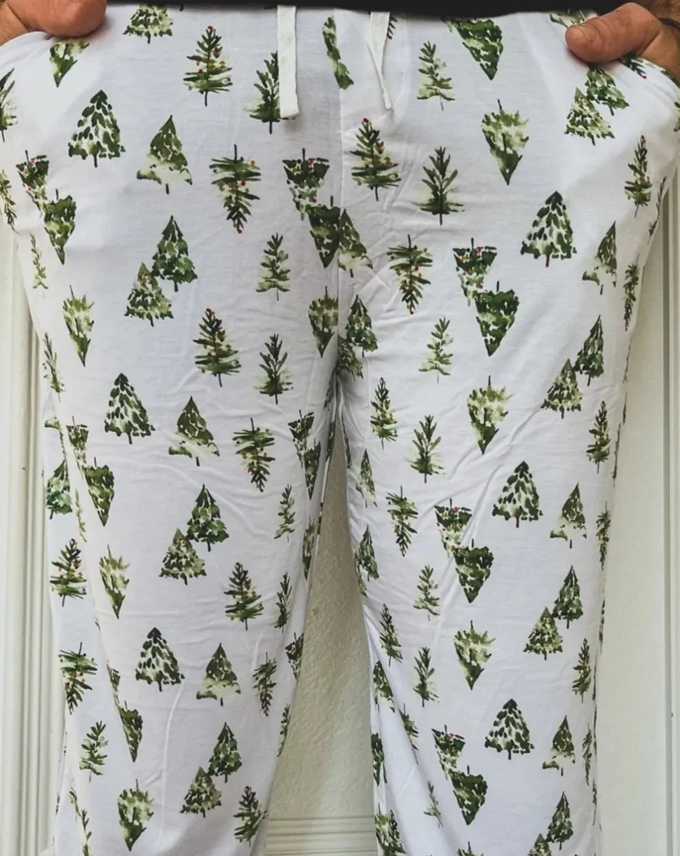 Family PJ Sets: Bamboo Christmas Tree Pajamas