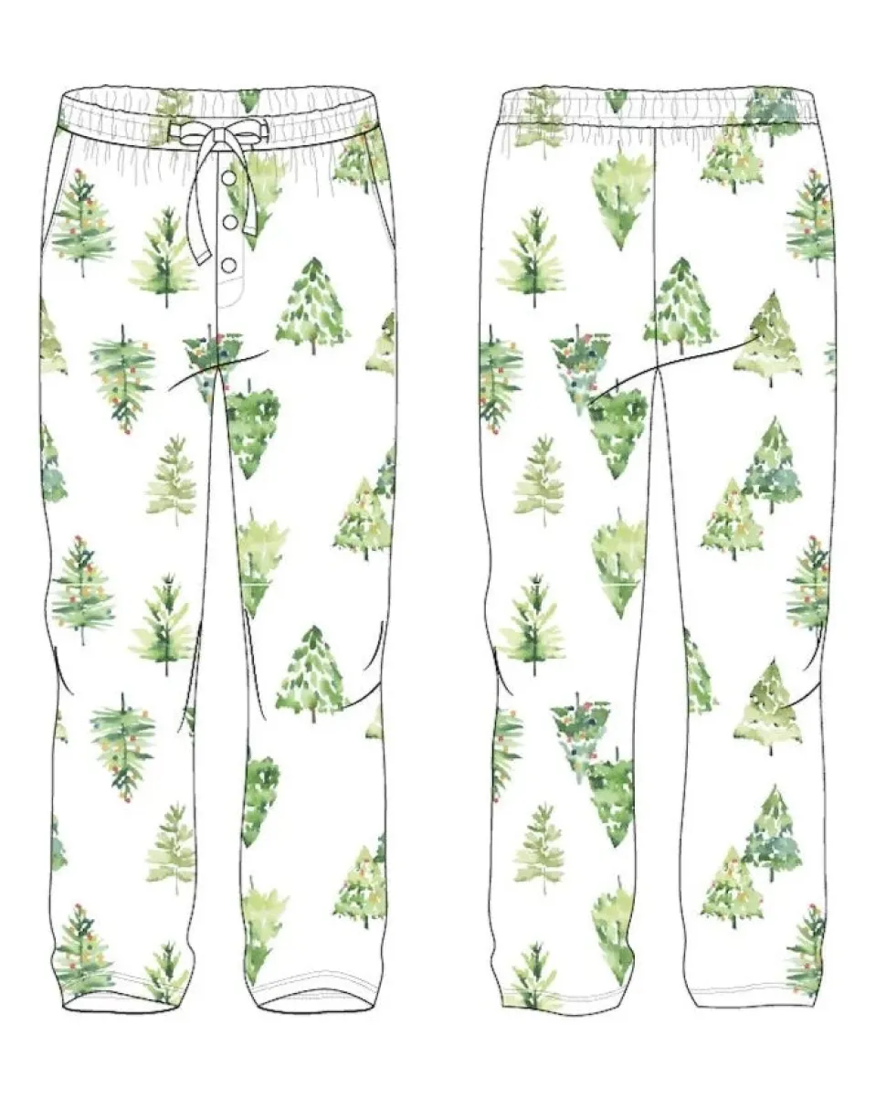 Family PJ Sets: Bamboo Christmas Tree Pajamas