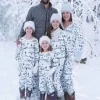 Family PJ Sets: Cotton Ski Toile Pajamas: Women`s Size M, L