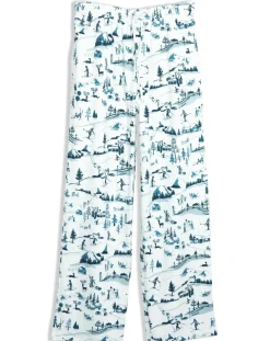 Family PJ Sets: Cotton Ski Toile Pajamas: Women`s Size M, L