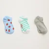 Farmer's Market 3 Pack No Show Socks