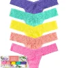 Fiesta - 5 Pack: Low Rise Thong