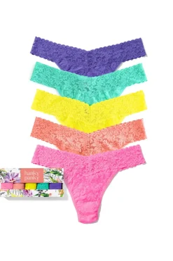 Fiesta- 5 Pack: Original Rise Thongs