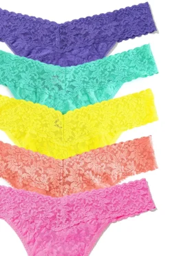 Fiesta- 5 Pack: Original Rise Thongs