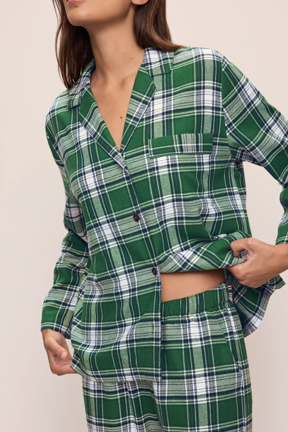 Flannel Long PJ Set