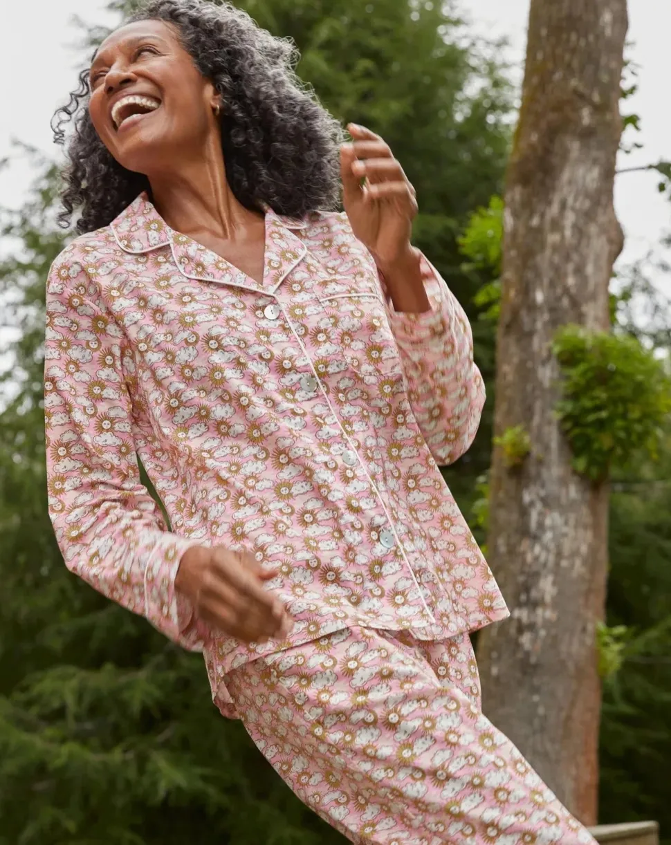 Follow The Sun Cotton PJ Set: Size XS