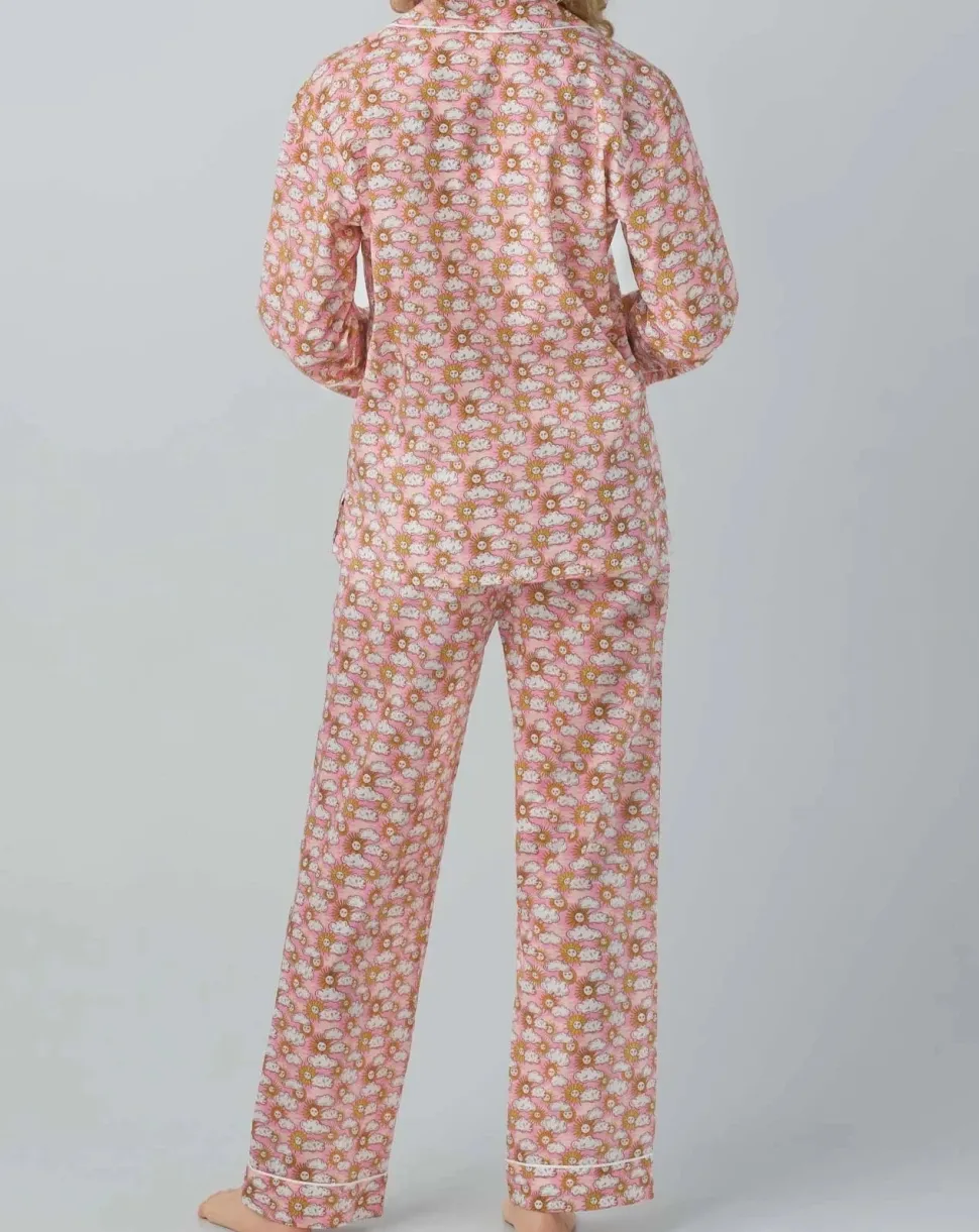 Follow The Sun Cotton PJ Set: Size XS
