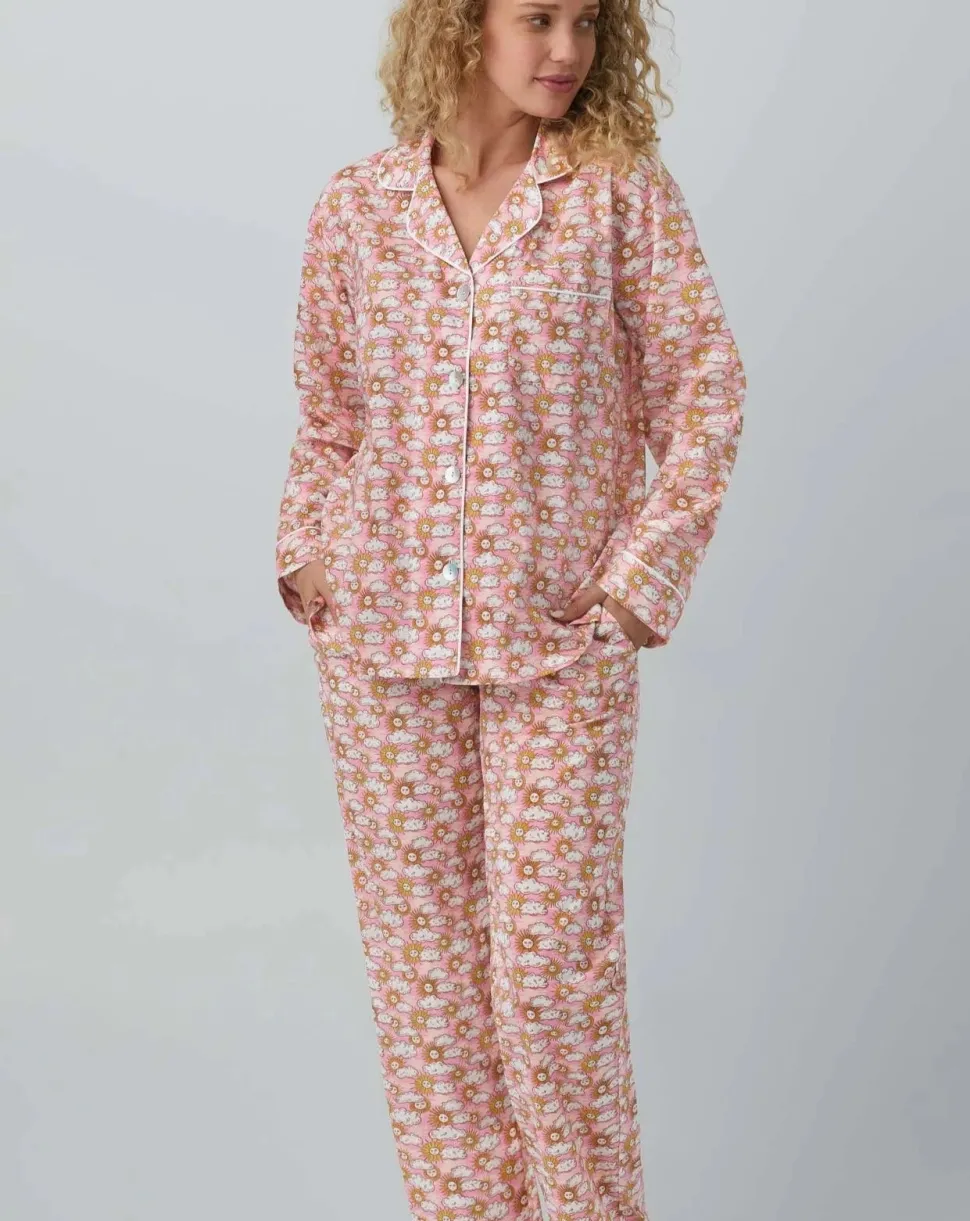 Follow The Sun Cotton PJ Set: Size XS