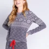 Frosted Fairisle Short Set: Size XS