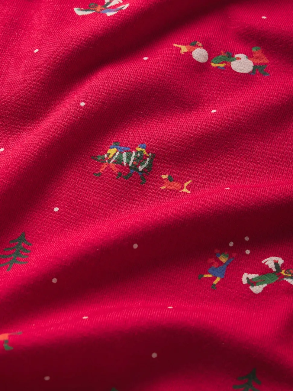Gisele Printed Holiday Long PJ Set