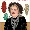 Greeting Card: Moira Time To Wig Out