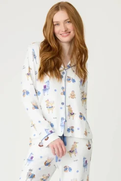 Happy Llamakkah PJ Set: Size M