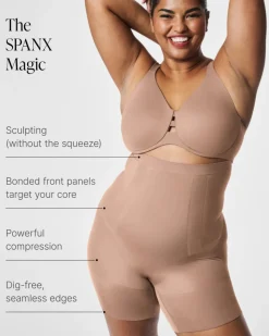 High-Waisted Mid-Thigh Short: OnCore Sculpting