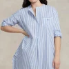 Hydrangea Blue Cotton Poplin Tunic