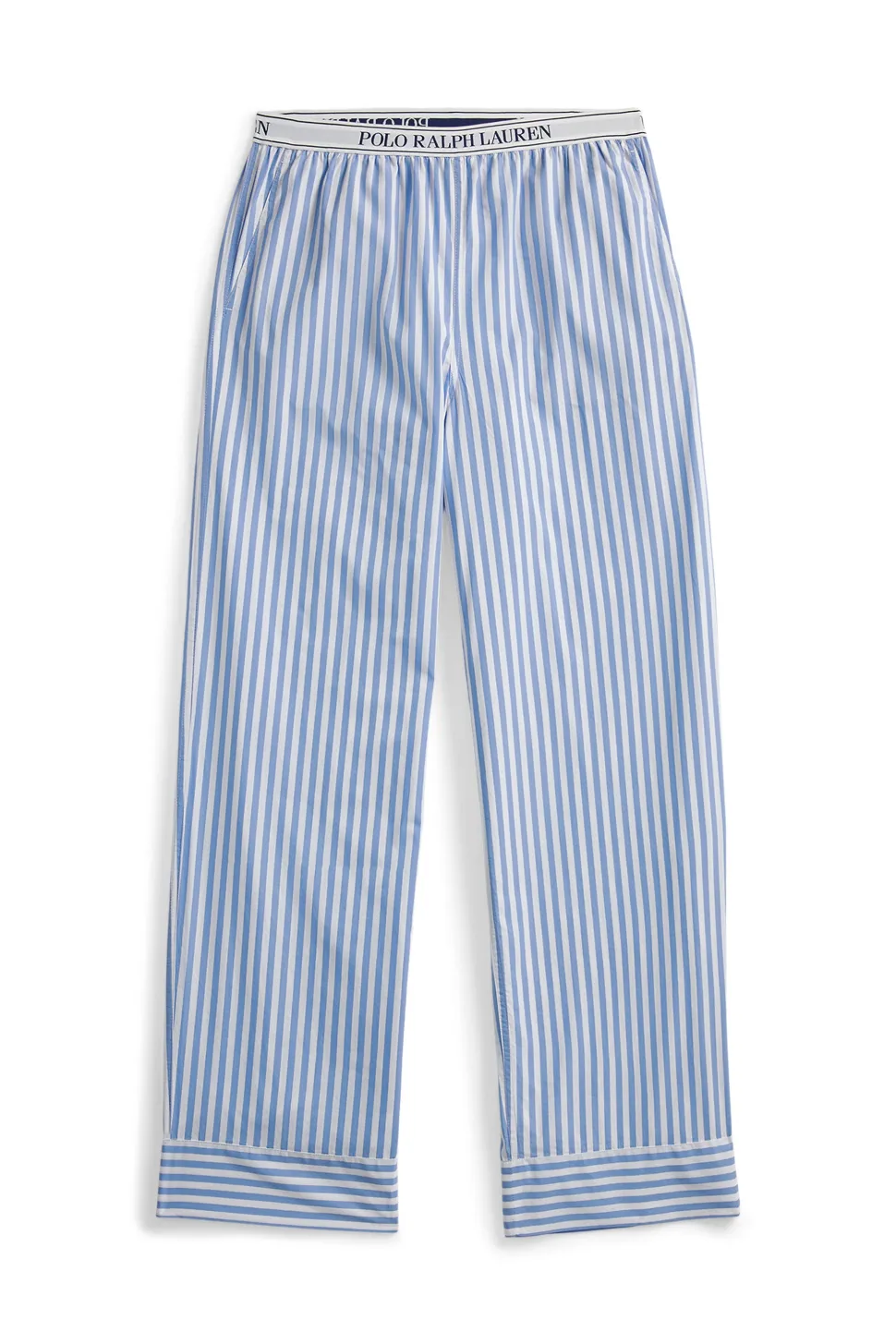 Hydrangea Blue Striped Cotton Pant