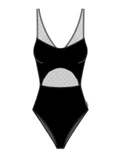Intemporel Mesh One Piece: Size L (12), XL (14)