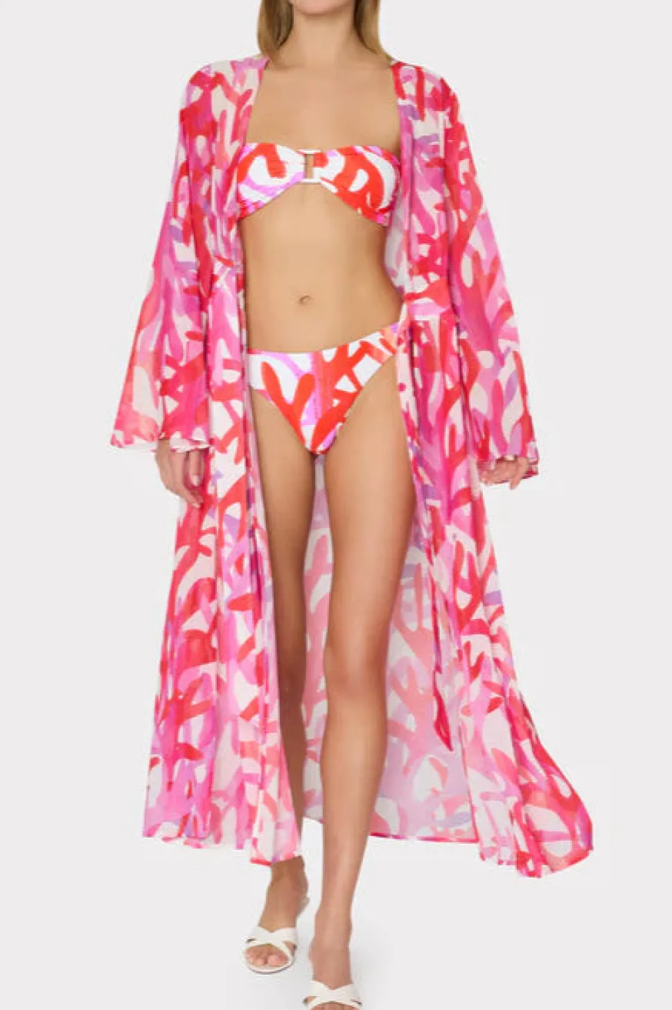 Italian Under The Sea Bandeau Bikini Set