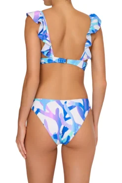Italian Under The Sea Ruffle Bikini Set