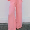 Linen Solid Pocket Pants