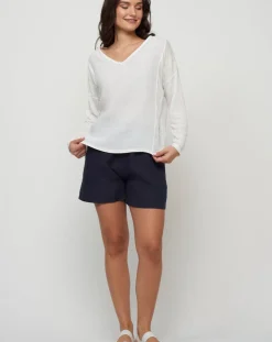 Loose Linen Shorts